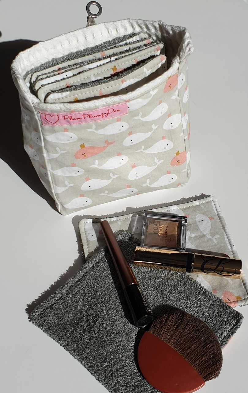 Lingettes-démaquillantes-lavables Accessoires salle de bain