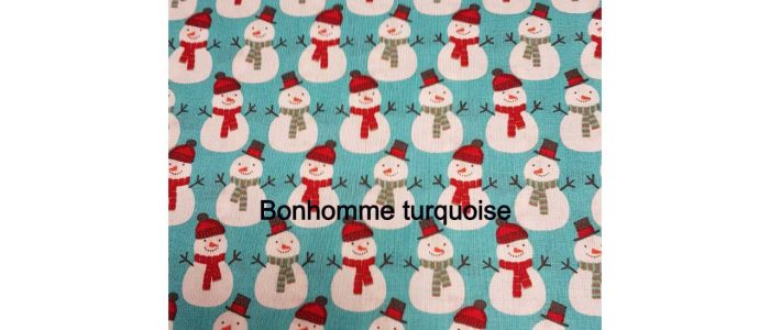 tissu-bonhomme Bonhommes de neige