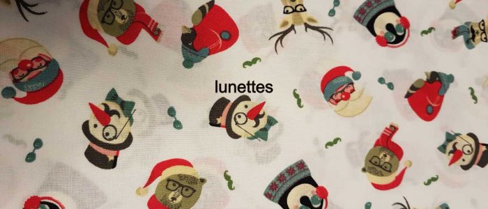 tissu-noel-lunettes Lunettes
