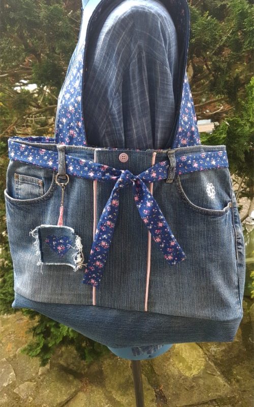 Sac Jeans-FleuriBleu2